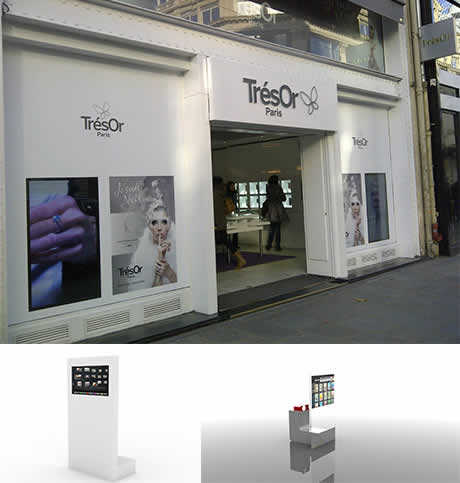 vitrine tactile