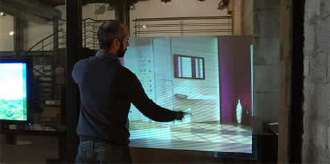 vitrine tactile