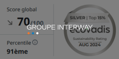 Le Groupe Interway obtient la certification ECOVADIS SILVER